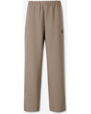 Amiri Pantalon Large Patch Cady - Neutre