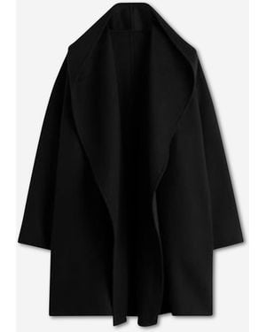 TOTEME Hooded Coat - Black