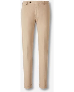 Santa Eulalia Straight Chino Trousers - Natural
