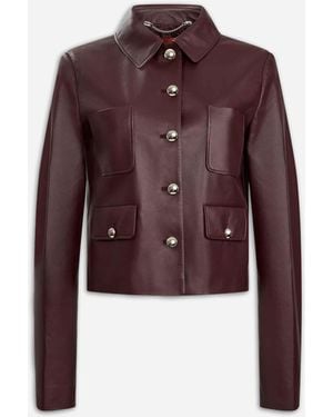 Altuzarra Leather Jacket - Red