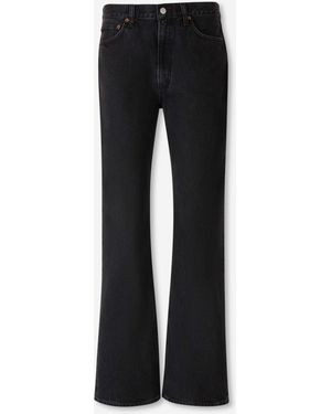 Agolde Leena Straight Jeans - Black