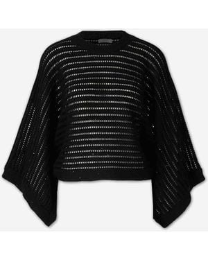 Peserico Jersey Punto Algodón - Negro