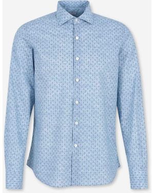 Santa Eulalia Printed Casual Shirt - Blue