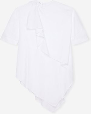 Givenchy Vestido Mini Asimétrico - Blanco