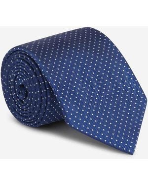 Santa Eulalia Polka Dot Tie - Blue