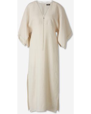Peserico Midi Dress - Natural