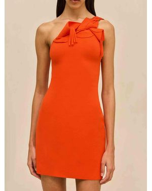 Cult Gaia Camelia Knit Dress - Orange