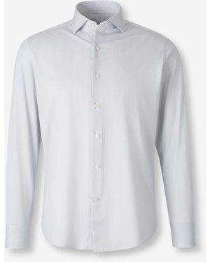 Santa Eulalia Plain Cotton Shirt - Blue