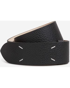 Maison Margiela Four Stitches Belt - Black
