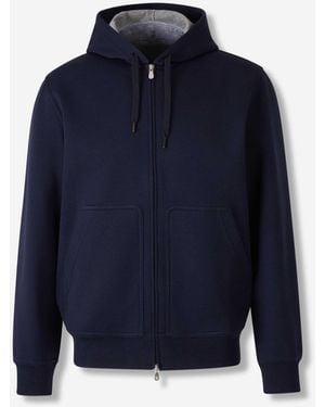 パーカー・フーディ Brunello Cucinelli Zip Closure Cotton Blend Hoodie Brunello Cucinelli Zippered cotton blend hoodie | The