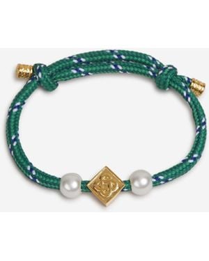 CASABLANCA Pearl Rope Bracelet - Green