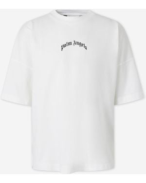 Palm Angels Short Sleeve T-Shirt - White