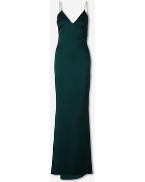 Tom Ford Maxi Dress With Rhinestones - Green