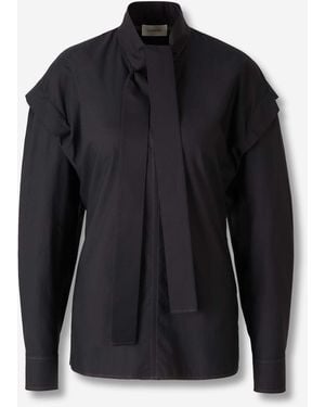 Lemaire Blouse Ascot - Noir
