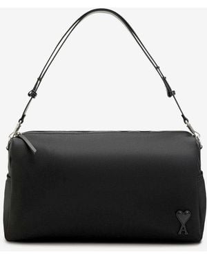 Ami Paris Bolso Bandolera Marcel - Negro