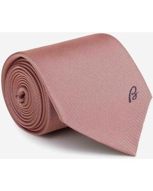 Brioni Einfache Seidenkrawatte - Pink