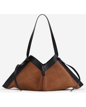Yuzefi Medium Wonton Bag - Brown