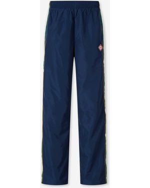 CASABLANCA Straight Joggers Logo - Blue