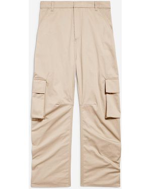 Balenciaga Pantaloni Dritti Cargo - Neutro