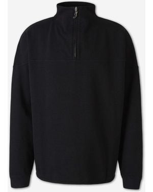 Jacquemus Rond Carré Zip-Up Sweatshirt - Black