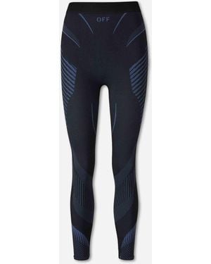 Off-White c/o Virgil Abloh Leggins Estampados - Azul
