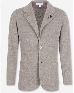 Lardini Straight American Point - Grey