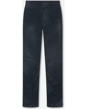 The Row Corduroy Straight Leg Pants - Blue