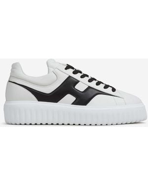 Hogan Chaussures De Sport H-Stripes - Blanc