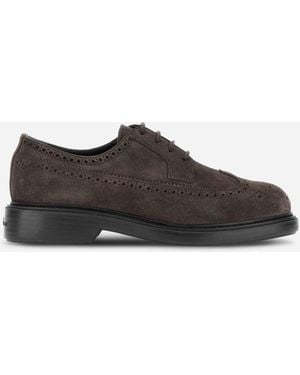 Hogan Chaussures Derby H704 - Marron