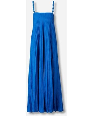 ANDRES OTALORA Robe Maxi Un Ritmo - Bleu