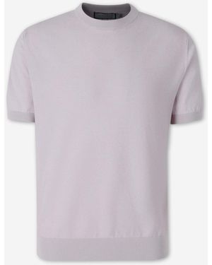 Canali Knit T-Shirt - Purple