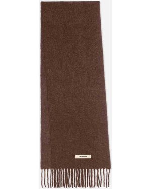 Jacquemus L'Echarpe Carro Scarf - Brown