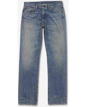Acne Studios Jeans Rectos Algodón - Azul