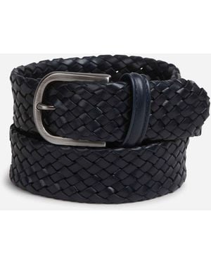 Santa Eulalia Braided Belt - Black
