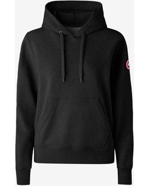 Canada Goose Cotton Hooded Sweatshirt - Black