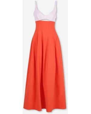 Jonathan Simkhai Maddy Midi Dress - Red
