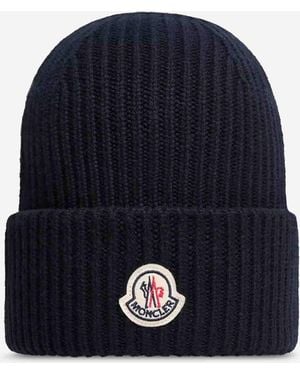 Moncler Gorro Lana Cashmere - Azul