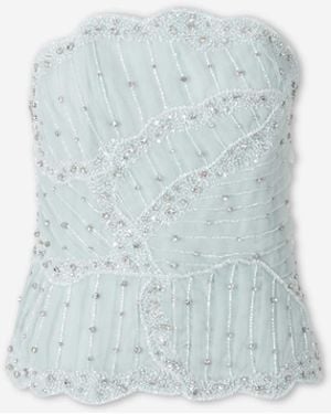 Costarellos Top Fiori - Azul