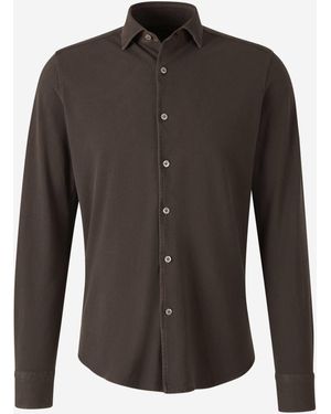 Santa Eulalia Camisa Lisa Algodón - Nero
