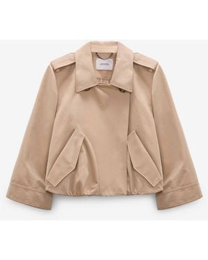 Dorothee Schumacher Short Trench Coat - Natural