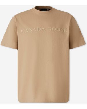 Canada Goose Round Neck T-Shirt - Natural