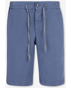 Santa Eulalia Straight Bermuda Shorts - Blue