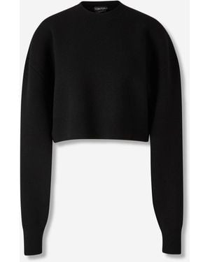 Tom Ford Round Neck Sweater - Black