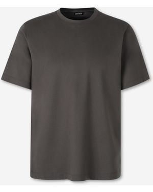 ZEGNA Short Sleeve T-Shirt - Black