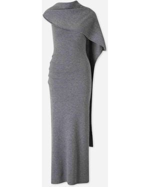 Jonathan Simkhai Midi Dress Hathaway - Gray