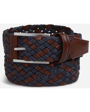 Santa Eulalia Braided Belt - Black