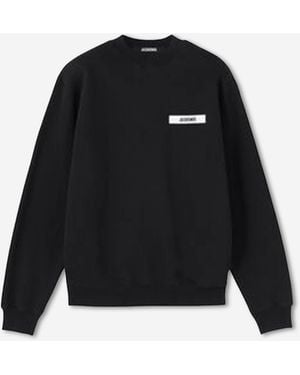 Jacquemus Grosgrain Sweatshirt - Black