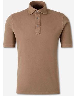 Santa Eulalia Cotton Piqué Polo Shirt - Brown