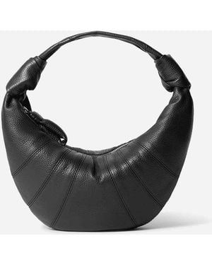 Lemaire Mini Sacchetto Fortune Croissant - Nero
