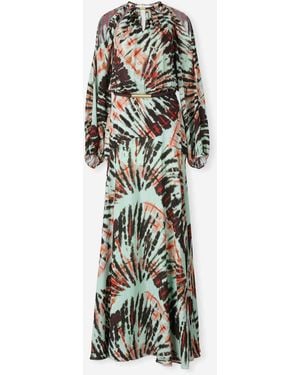 Silvia Tcherassi Maxi Printed Dress - White